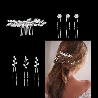 BREENHILL 9 Pcs Decorative Hair Clips Hair Pins for Women Girl, Hair  Accessories (Flower+Brown) - Yahoo Shopping