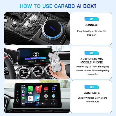 CARabc Android 12.0 CarPlay Ai Box - 4GB+64GB - Snapdragon QCM 6125 - Wireless  CarPlay/Android Auto - Netflix, , Google Play Store - 50%  Performance Boost - Premium Entertainment Upgrade - Yahoo Shopping