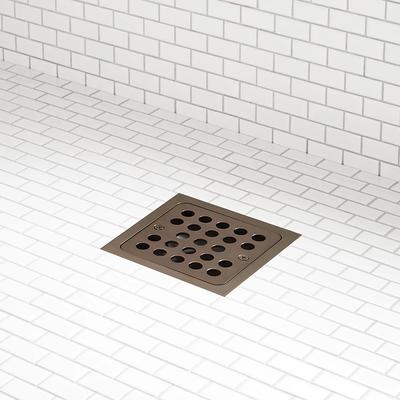 PROFLO PFSBSTR White 3 X 3 Polypropylene Shower Grate 