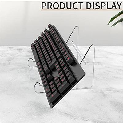 Acrylic Keyboard Mouse Storage Rack, Gaming Keyboard Plate Frame Holder  Stand, 3-Tier Keyboard Display Stand Keyboard Mouse Desktop Organizer  (Transparent) - Yahoo Shopping