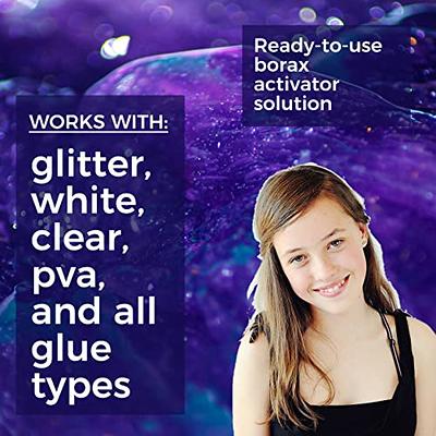 Borax Slime Activator-16oz Solution. Made in The USA. Works with All Glue  Types- Elmer's, PVA, White, Clear, Glitter. Better Than Contact Solution or  Laundry Detergent - Yahoo Shopping