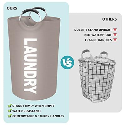  Dalykate Large Laundry Basket 82L Collapsible Oxford Fabric Laundry  Hamper Foldable Clothes Laundry Bag with Handles Waterproof Washing Bin  Portable Dirty Clothes Basket for College Dorm, Family : Home & Kitchen