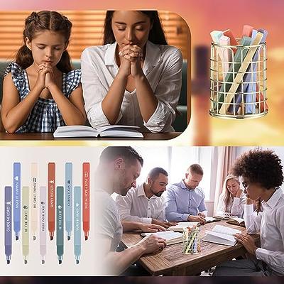 Colarr 30 Sunday School Bible Verses Aesthetic Highlighters Pastel