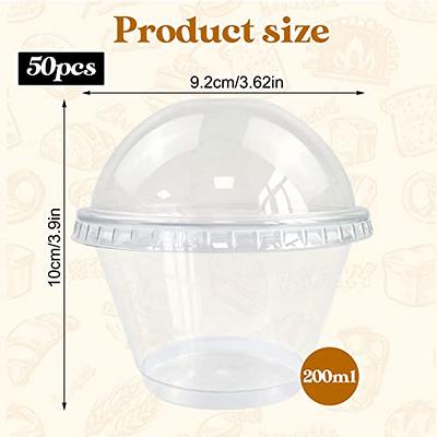 200ml 7oz disposable yogurt cups yogurt container with aluminum foil lids