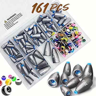 BESPORTBLE 1 Set Fishing Accessories Fishing Gear Fishing Hooks Soft Bait  Lures Removable Shot Fishing Weights Sinkers Fishing Swivels Saltwater