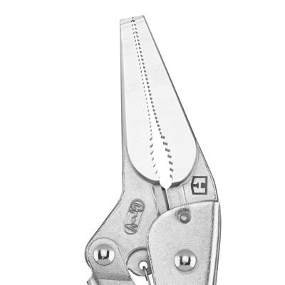 HART 9-inch Long Nose Locking Pliers, Chrome Vanadium Steel 