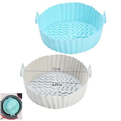 Air Fryer Silicone Liners Reusable,3-Pack Silicone Air Fryer Liners 8 inch  with Silicone Gloves, Baking Tray Oven Accessories Liner Paper Fits 3QT -  5QT Air Fryer - Yahoo Shopping