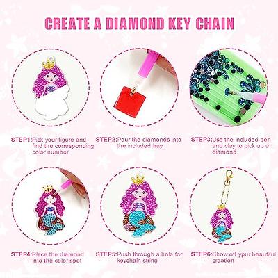 Diamond Art Keychains Diamond Painting Kids Arts and Crafts for