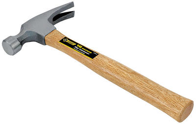 Project Source 10-oz Smooth Face Steel Head Wood Claw Hammer | 69319