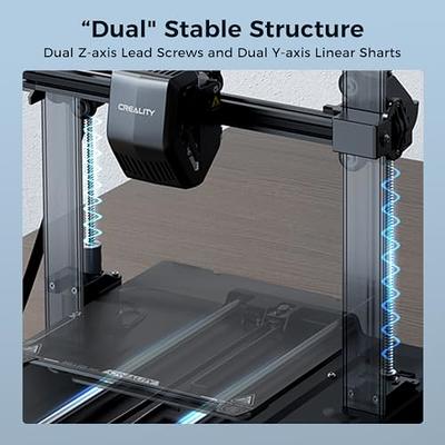 Imprimante 3D Creality Ender 3 V3 SE, Vitesse d'impression 250mm/s  Imprimante 3D FDM avec CR Touch Auto Leveling, Sprite Direct Extruder Dual  Z-Axis & Y-Axis, Taille d'impression 8.66 * 8.66 * 9.84in 