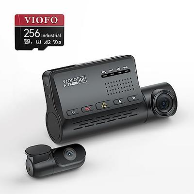 Bundle: A139PRO 2CH + 256GB SD Card】 VIOFO 4K HDR Dash Cam Front