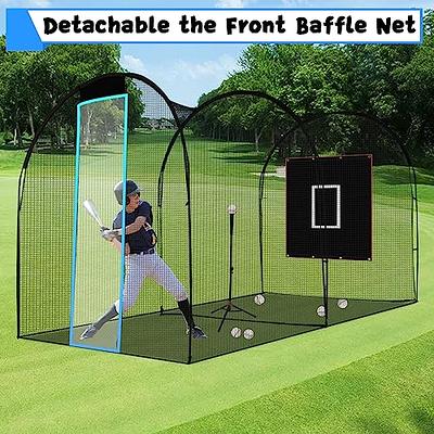 Outdoor Softball Baseball Batting Cages with Frame and Net for Home, Portable  Baseball Hitting Batting Cage Net Accessories for Hitting and Pitching,  Heavy Duty Backyard Garage Portable Batting - Yahoo Shopping