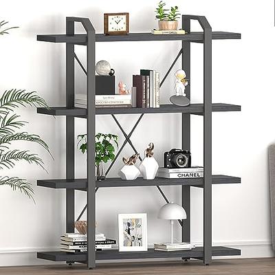 Weltallina Bookshelf, 5-Tier Bookcase Black, 67 Tall Black Bookshelf,  Industrial Bookshelf, Modern Book Shelf, Storage Shelves for CDs/Books/Home  Decor, Display Shelf - Yahoo Shopping