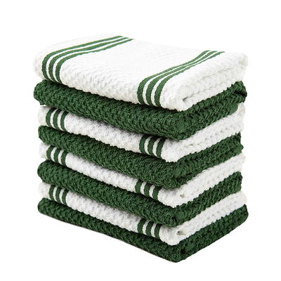 2pk Cotton Solid Ribbed Terry Kitchen Towels White - Threshold™