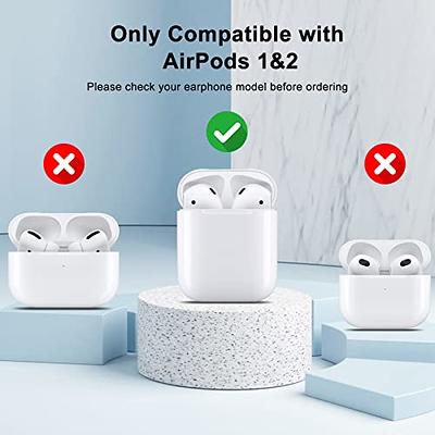 Blue Butterfly Earbud Case Cover - Compatible with Apple AirPods