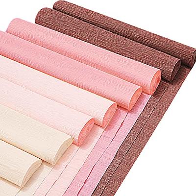 Crepe Paper Streamers 8 Rolls 72ft in 4 Colors for Party Decorations -  Light Brown, Purple, Teal, Pastel Pink - Yahoo Shopping