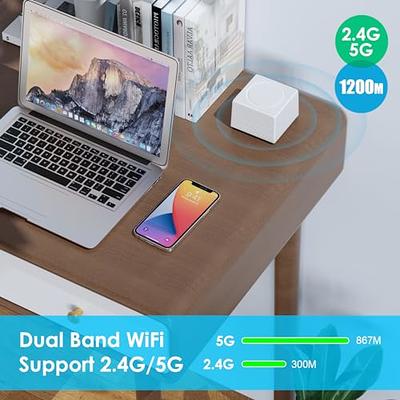 Mesh WiFi System - Mesh Router up to 6000 sq. Ft and 90 Devices Whole Home  Coverage, 1200Mbps WiFi Mesh Network, WiFi Router/Extender Replacement