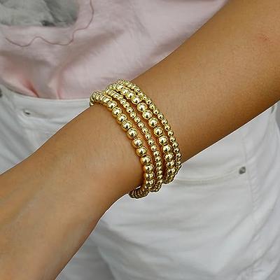  Collner Dainty Gold Bracelet for Women 14K Gold Plated