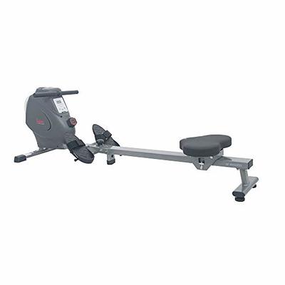 Sunny Health & Fitness Incline Full Motion Rowing Machine Rower with 350 lb  Weight Capacity and LCD Monitor 