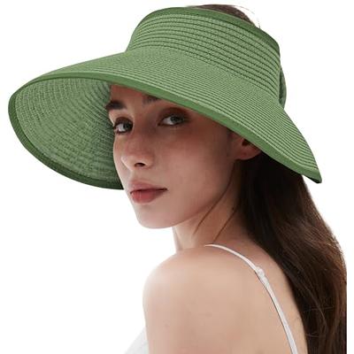 AKIO&AQUIRAX Mens Fedora Hats with Short Brim Straw Fedora Sun Hats for Men  Women Summer Sun Hats with Adjustable Strap - Yahoo Shopping