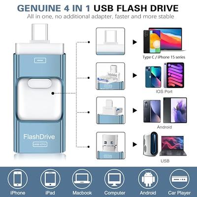 iPhone USB Flash Drive 256GB USB Memory Stick Thumb Drive