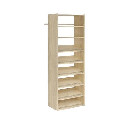 Closet Evolution 48 in. W - 96 in. W White Entryway Wood Closet System