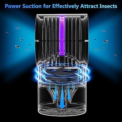 FVOAI Fly Trap Indoor, Fruit Fly Catcher Mosquito Killer Insect Trap with  Sticky