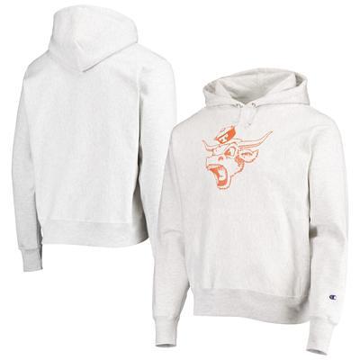 Champion Texas Longhorns Mens White Powerblend Long Sleeve Hoodie