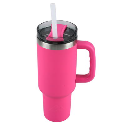 Reduce Vacuum Insulated Stainless Steel Cold1 Tumbler with Handle, Lid, and  Straw, Fur Sprig, 24 oz. 