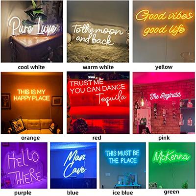 Custom LED Business Neon Signs for Home Bar Bedroom Wall Decor Light Up  Signs Name Text Logo for Wedding Party Dropshipping