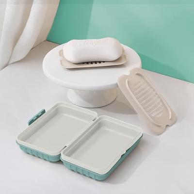 1pcs Bathroom Draining Soap Dish Drainage Soap Box Storage Box