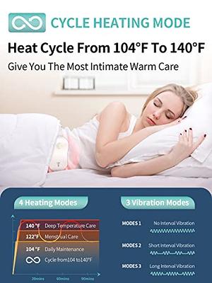 FSA HSA Eligible Approved, Slimpal Menstrual Heating Pad for Cramps,  Portable Cordless Heating Pad for Period