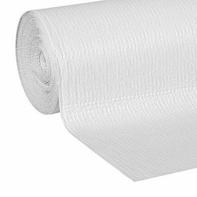 Shelf Liner, Non-Adhesive Grip, Beaded, White, 18-in. x 5-ft.