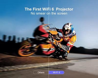 Auto Focus/4K Support] Projector with WiFi 6 and Bluetooth 5.2, Projector  4K, WiMiUS P62 Native 1080P Outdoor Movie Projector, Auto Keystone & 50%  Zoom, Smart Home Projector for iOS/Android/TV Stick - Yahoo