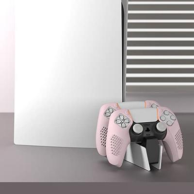 PlayVital Pink 3D Studded Edition Anti-slip Silicone Cover Skin for PS –  playvital