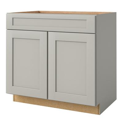 allen + roth Aveley 36-in W x 34.5-in H x 24-in D Linen Drawer Base Fully  Assembled Cabinet (Flat Panel Door Style) in the Kitchen Cabinets  department at