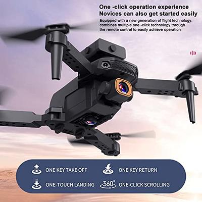 Mini Drone with Camera for Adults Kids - 1080P HD FPV Camera Drones with 90  Adjustable Lens, Gestures Selfie, One Key Start, 360 Flips, Toys Gifts RC