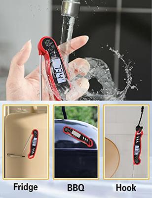 Instant Read Meat Thermometer,Waterproof Instant Read Food Thermometer for  Cooking and Grilling,with Backlight, Magnet, Calibration, and Foldable Probe  for Kitchen, Outdoor Grilling,Steak,Turkey - Yahoo Shopping