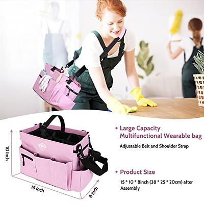 Noelen Gad Large Wearable Cleaning Caddy Bags with Handle and Shoulder and  Waist Straps,for Cleaning Supplies,for Furniture Storage,Car Organizer,  15x10x8 inchs - Yahoo Shopping