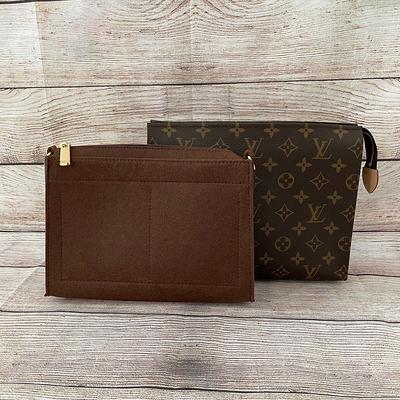 New design Conversion Kit for LV Toiletry Pouch 26 / 19 insert liner  organizer conversion kit with zip