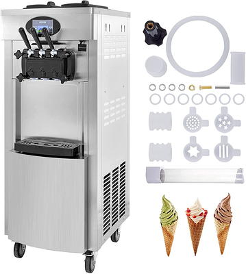 KUMIO 1.2-Quart Automatic Ice Cream Maker with Compressor, No Pre