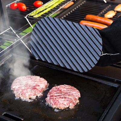 2 Pk Pre-Seasoned Cast Iron Grill and Griddle Set