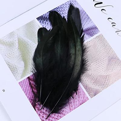 50Pcs Fluffy Natural Rooster Feathers Crafts DIY Accessories 8