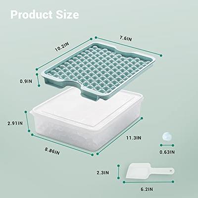 Silicone Mini Ice Cube Trays: Upgrade Small Ice Cube Tray for Freezer- Easy  Release Tiny Ice Trays for Freezer - Crushed Ice Tray 3Pack for Chilling