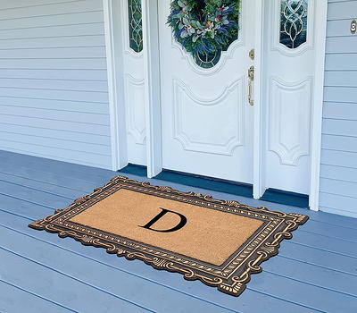 Mainstays Welcome Home Paw Coir Outdoor Doormat - Natural & Black - 18 x 30 in