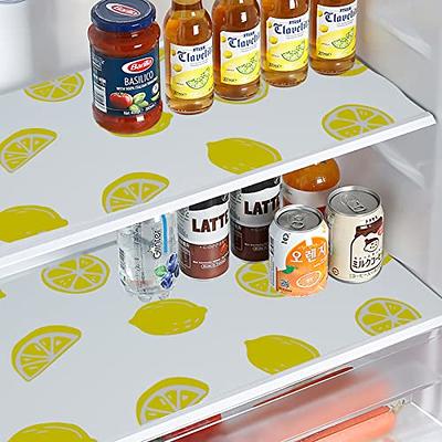 Refrigerator Liners 10 Pcs Washable Non-Slip EVA Fridge Mats for