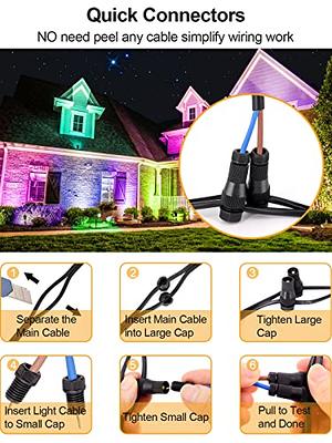 ZUCKEO RGB Low Voltage Landscape Lighting LED Color Changing