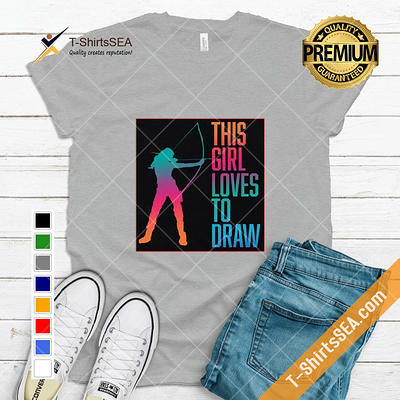 female drawing' Unisex Premium T-Shirt