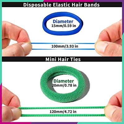 Teenitor Hair Elastics, 1200pcs Rubber Bands for Hair and 100pcs Hair Ties,  Hair Elastics & Ties,Color Elastic Bands, Seamless Cotton Baby Hair Ties  and Hair Tail Tools - Yahoo Shopping