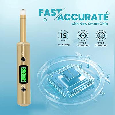 Easy@Home Digital Basal Thermometer with Blue Backlight LCD Display,  1/100th Degree High Precision and Memory Recall, NOT Bluetooth Enabled,  Upgraded